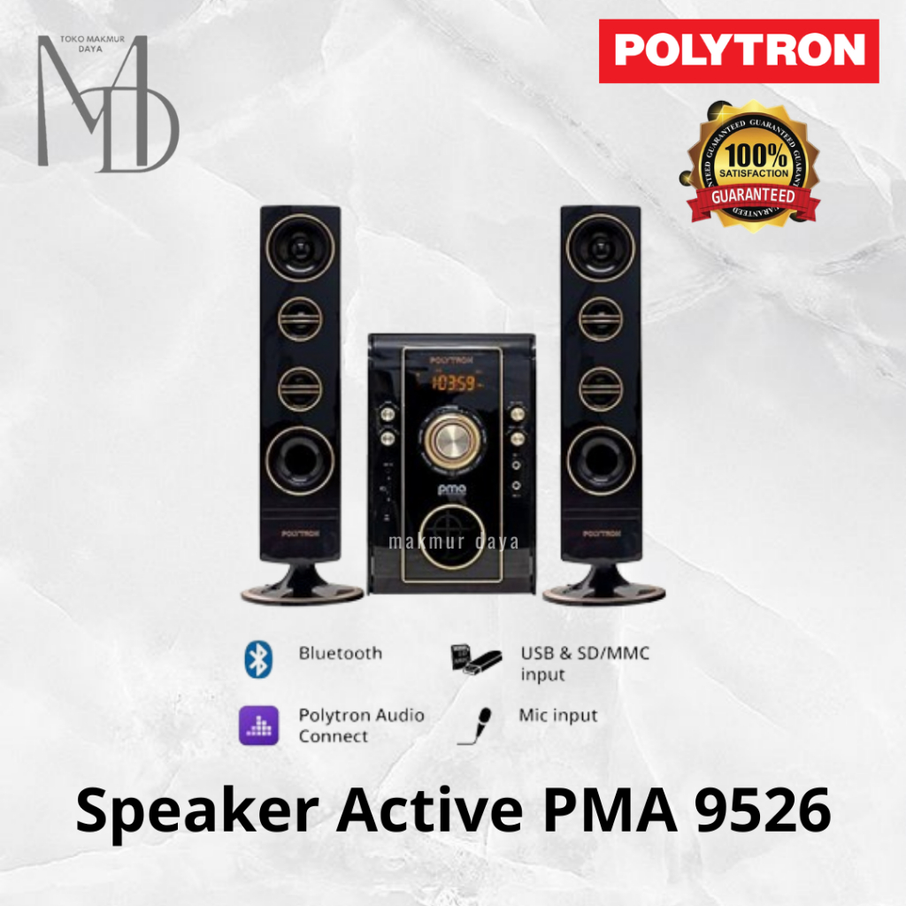 Polytron Speaker Active PMA9526 / PMA 9526 / PMA-9526 Bluetooth 9506