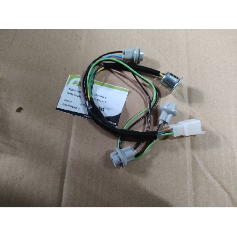 soket lampu fitting lampu depan Mio soul karbu