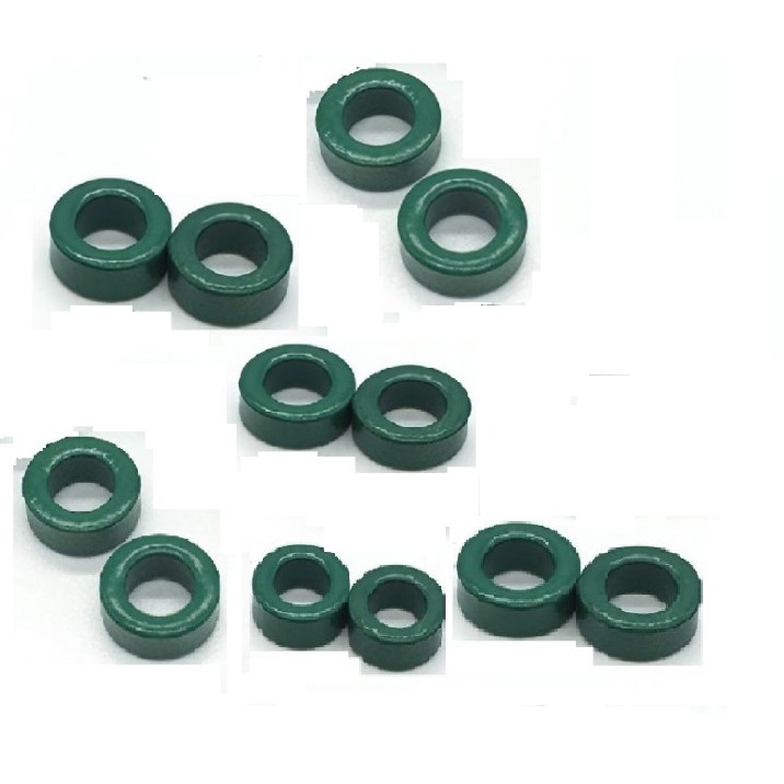 T10*6*4 DAN T10*6*5 Iron Powder Toroidal Core Iron RF Toroid HF HAM QRP Micrometals Amidon New High 