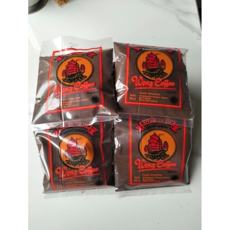 

Kopi Bubuk Weng Coffee Khas Pontianak