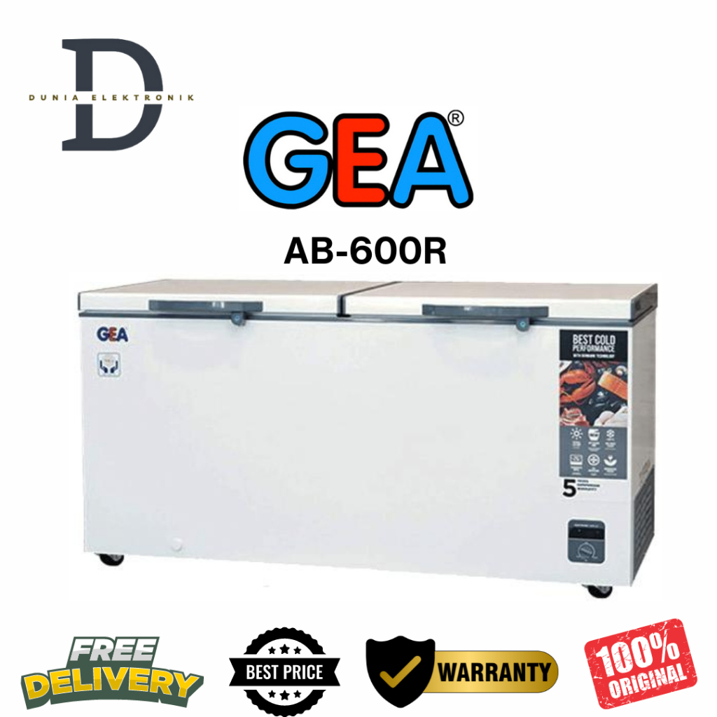 CHEST FREEZER GEA 600L - AB600R - GRATIS KIRIM