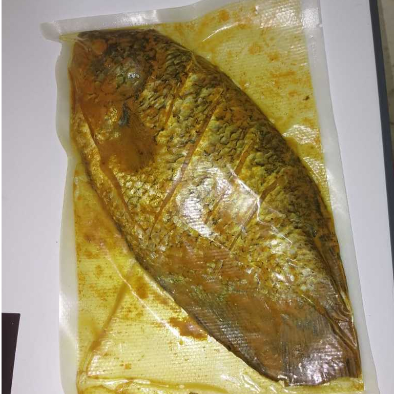 

ikan gurame bumbu kuning 750g vacum frozen higienis tanpa pengawet