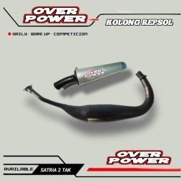 KNALPOT SATRIA  2 TAK HIU LUMBA KOLONG REPSOL BLACK SERIES OVER POWER BUKAN ABRT NXL