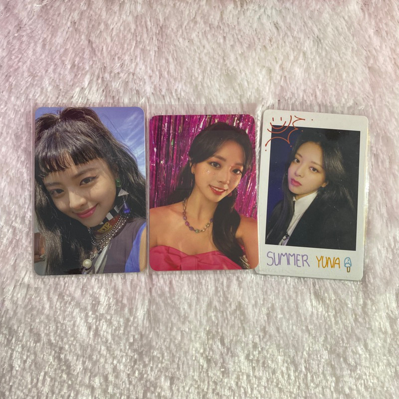photocard official yuna itzy