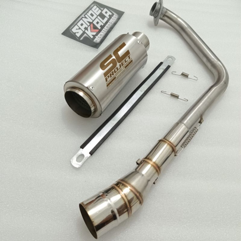 Knalpot racing EKZOS underbelly for  R15 V3 V4 R15 NEW/OLD XSR MT15 FULL SYSTEM