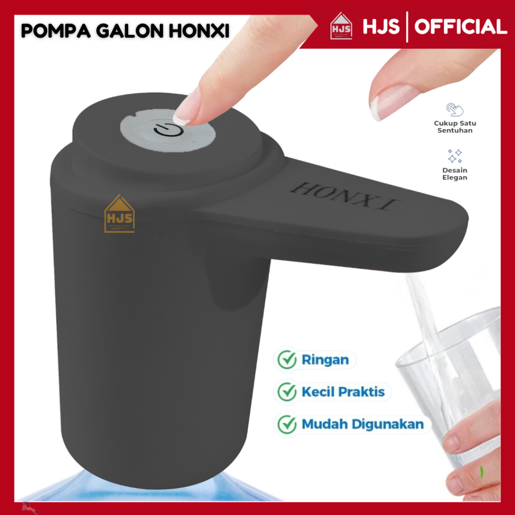 [HJS] Pompa Air Galon Elektrik Listrik Portable Water Electric Pump Premium Honxi dispenser air