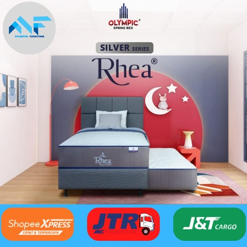 Olympic Springbed 2 IN 1 RHEA Silver Series - Khusus Jabodetabek