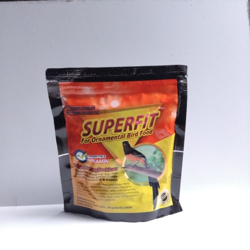 SUPERFIT Black Instan Powder Pakan Makanan Anakan  Lolohan Burung Cililin Murai trotol Anis Kacer Br