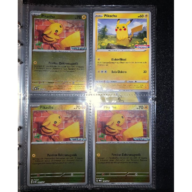 Kartu Pokemon Promosi Pokemon Pikachu