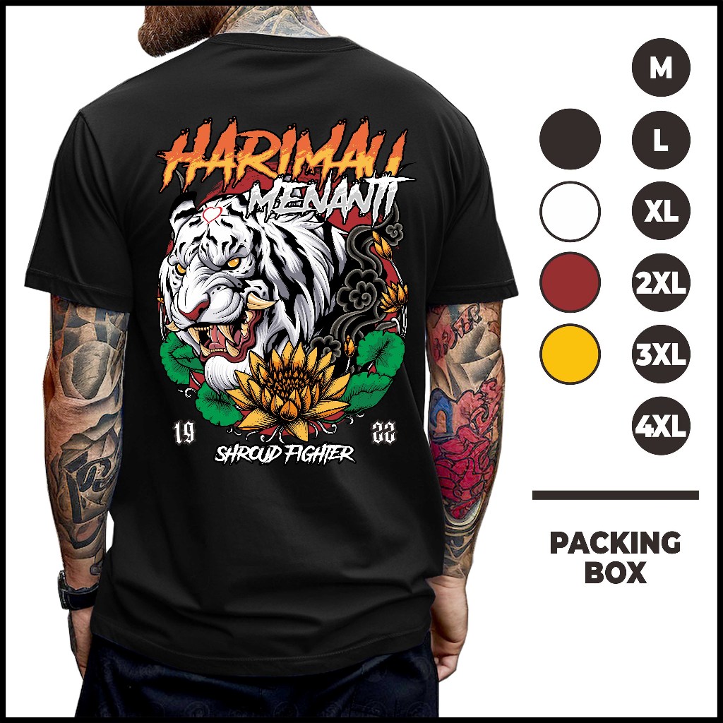 Kaos Baju Harimau Menanti Psht Sh Terate Hati Bersinar 1922 Terbaru Culture Distro Oversize