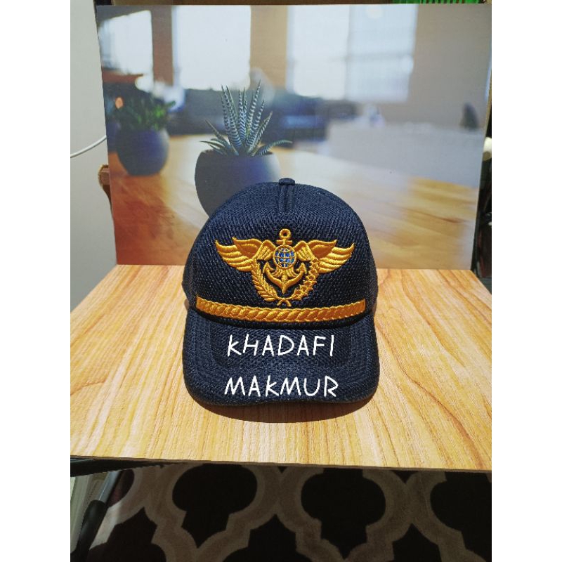 Topi full jaring Dishub wing+list gol 3A-3C