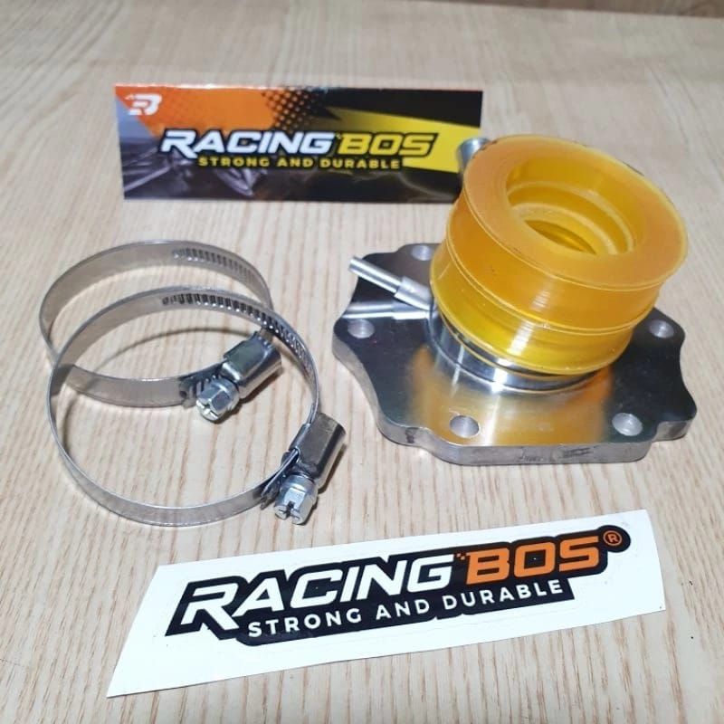 Manipol NINJA INTAKE MANIFOLD RACING BOS TEFLON NINJA 150 R RR S SS CNC RACING BOS