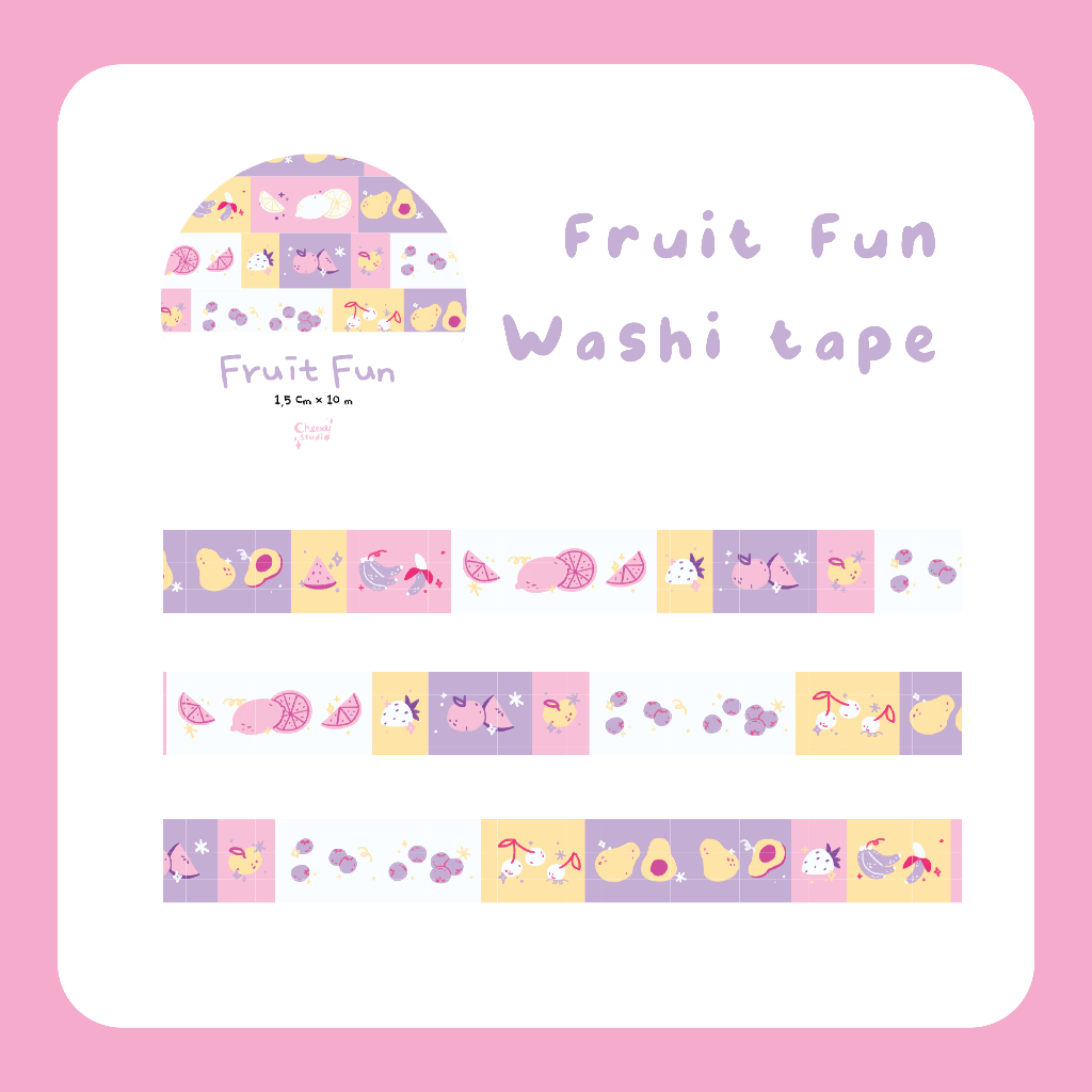 

Fruit Fun Washi Tape
