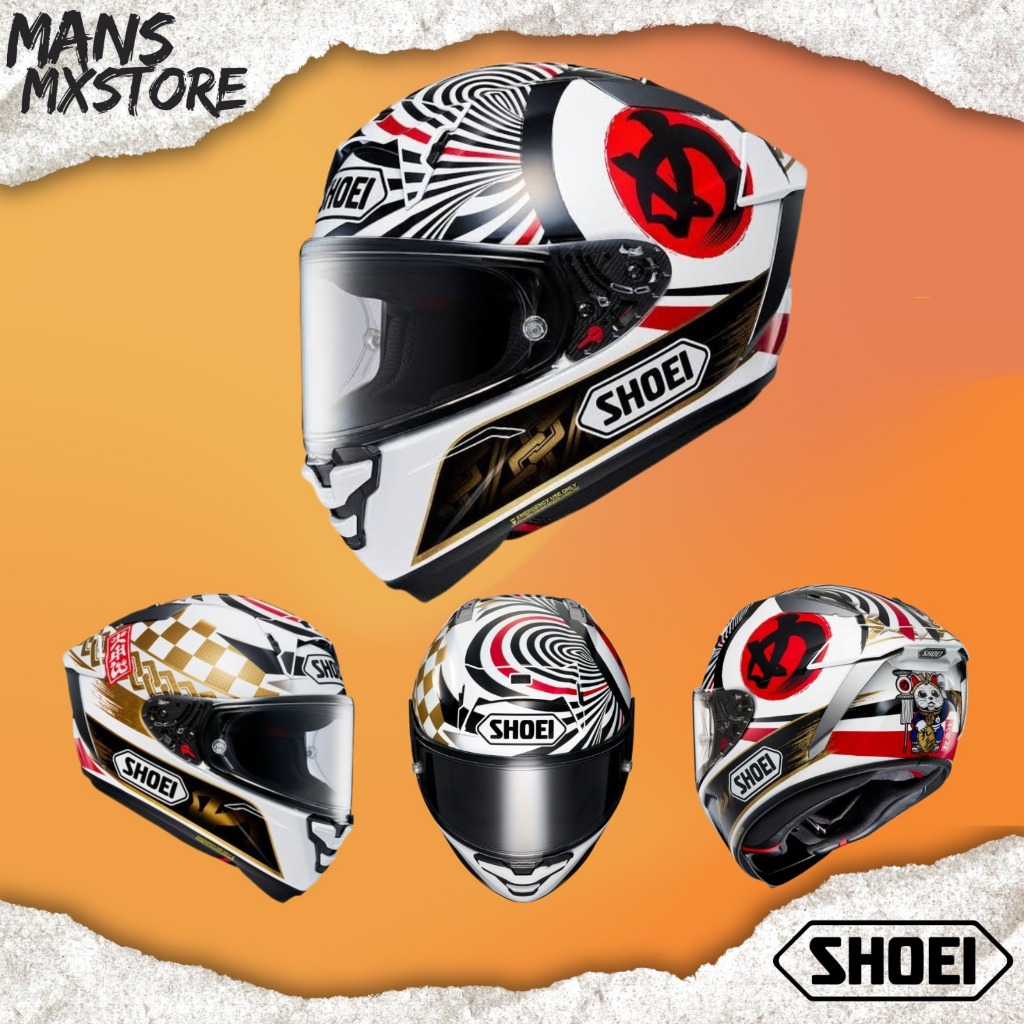 HELM SHOEI X-15 MARQUEZ MOTEGI4 TC-1 HELMET SHOEI X-FIFTEEN ORI