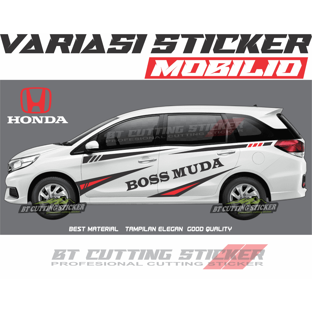 MB11 stiker mobil honda mobilio rs stiker cutting mobilio rs sticker mobil honda mobilio stiker