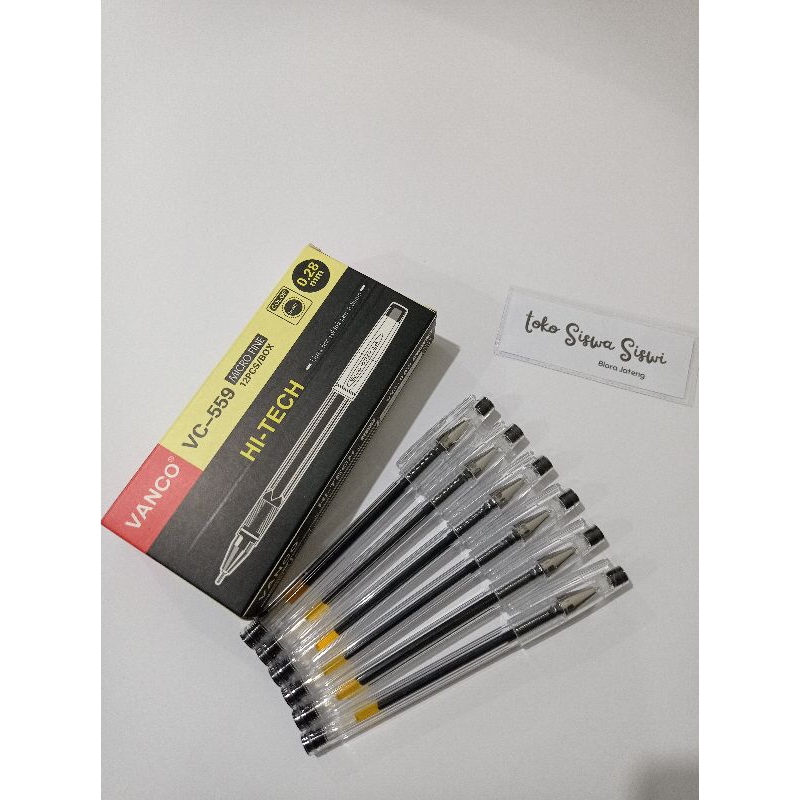 

BOLPEN HI TECH VANCO VC-559 BLACK(isi12pcs)