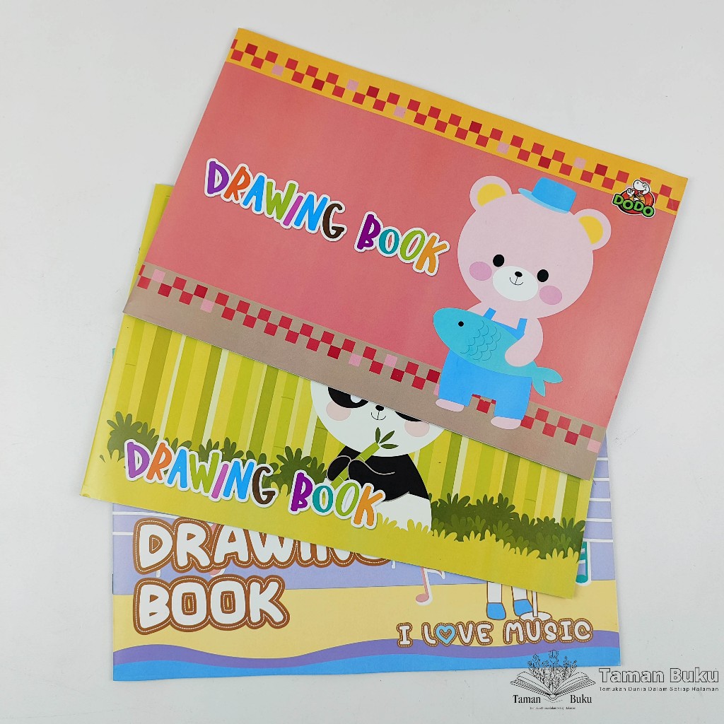 

Buku Gambar A4 Dodo 1Pak Isi 10 Buku 8Lembar Drawing Book