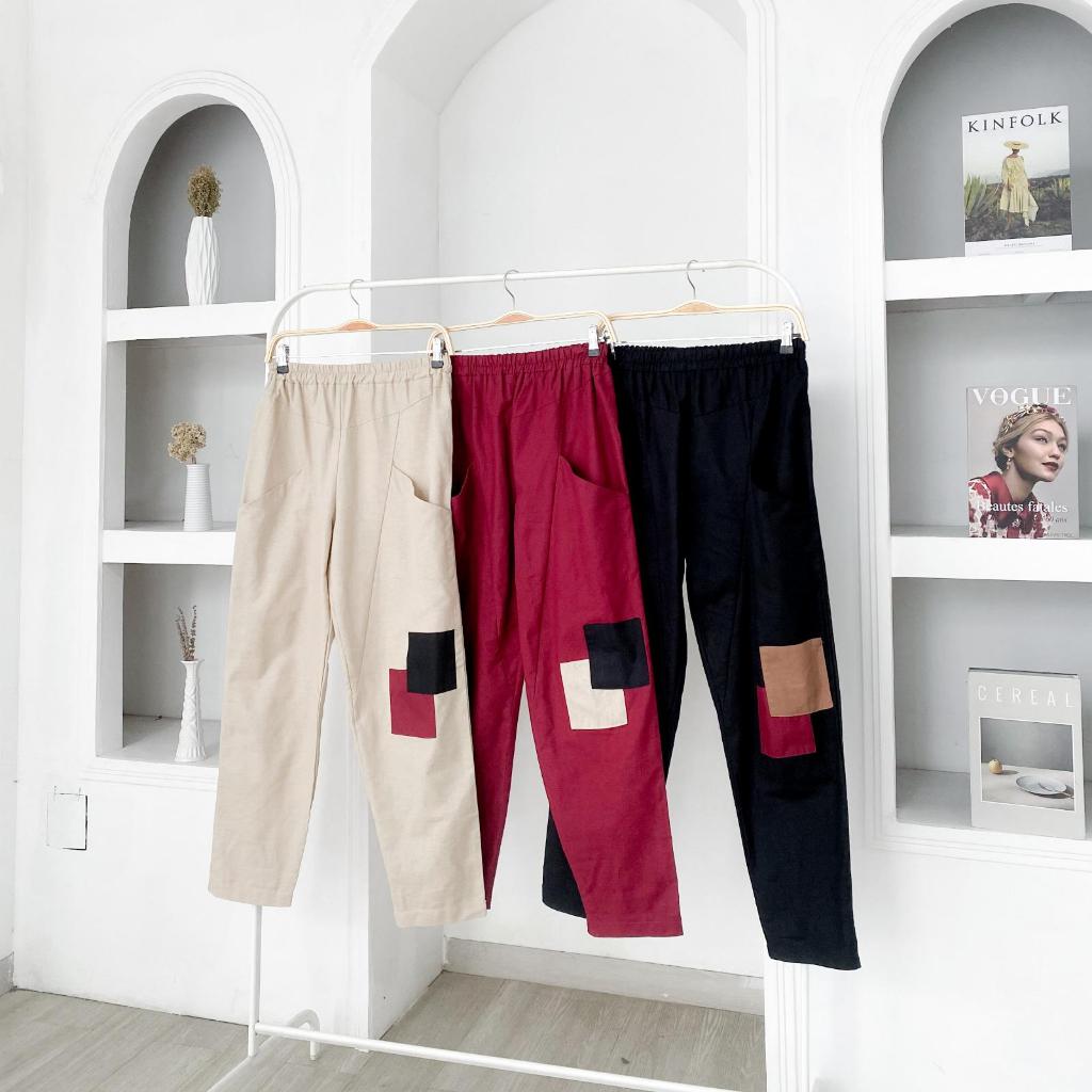 KULOT LINEN/CELANA KULOT LINEN/LINEN PANTS/KULOT LINEN HIGHWAIST/KULOT PANTS