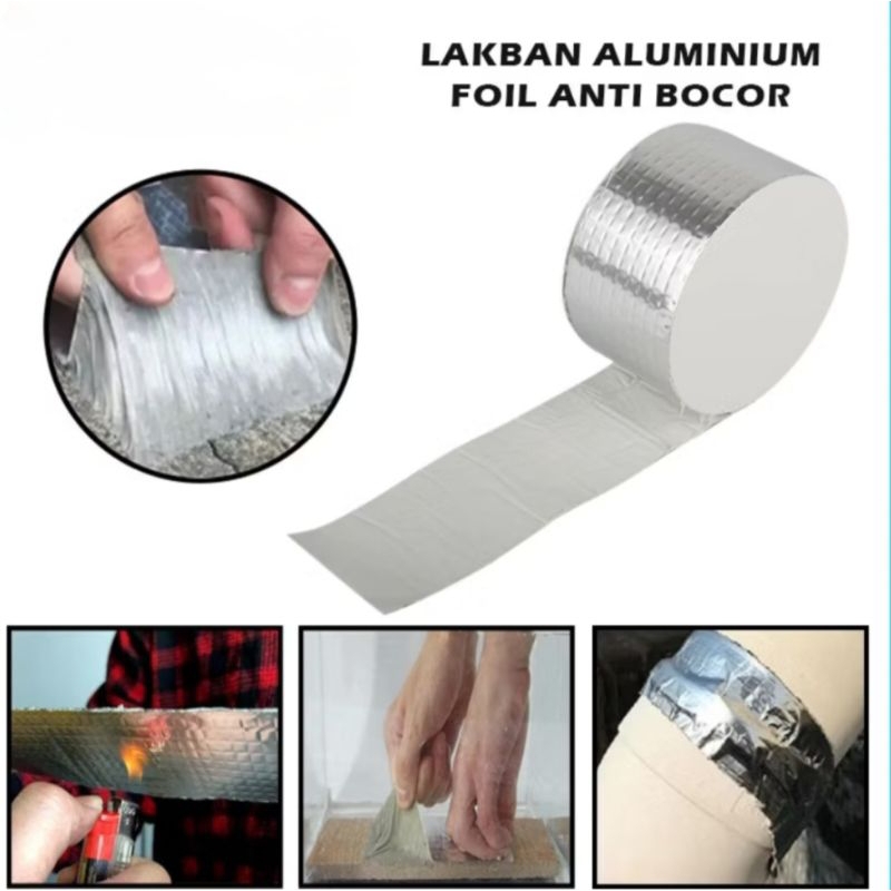 LAKBAN ANTI BOCOR ALUMINIUM FOIL TAPE
