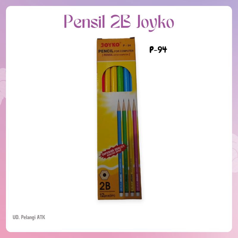 

♥️ pelangiatk ♥️ Pensil 2B | pensil Joyko | Pensil Joyko P-94