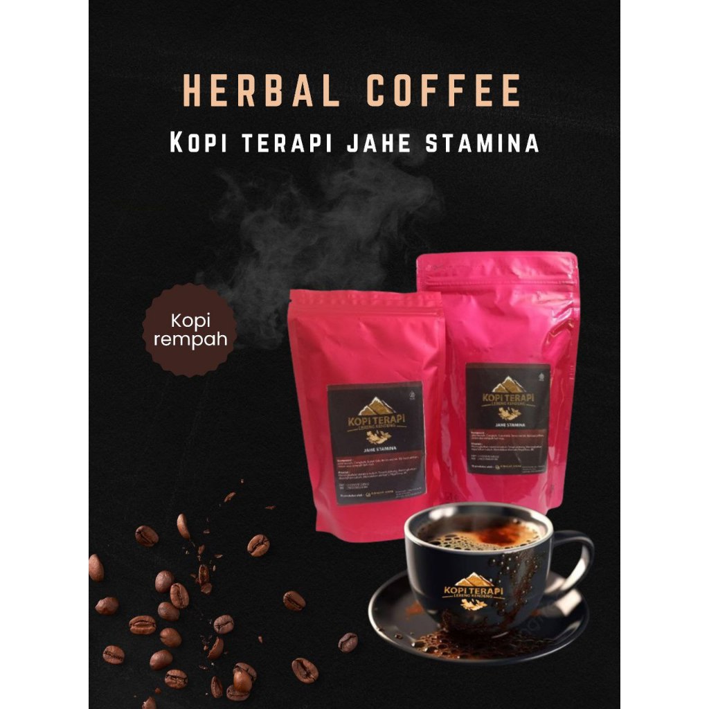 

Kopi Rempah Jahe Stamina Tanpa Pengawet [200 gram]