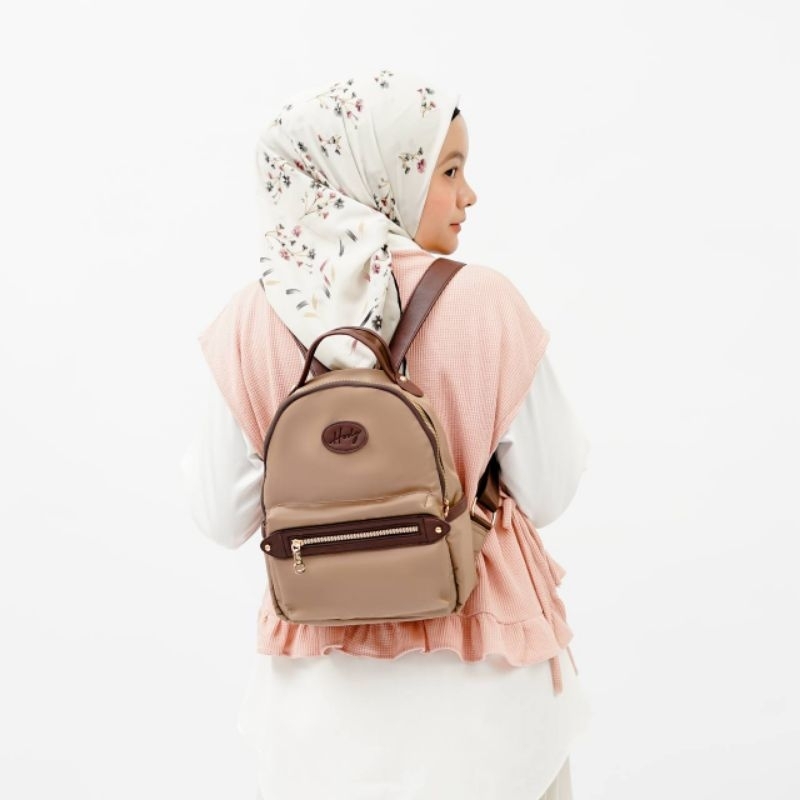 Hody Nagita Bag Backpack - Tas Ransel Wanita Nylon Anti Air