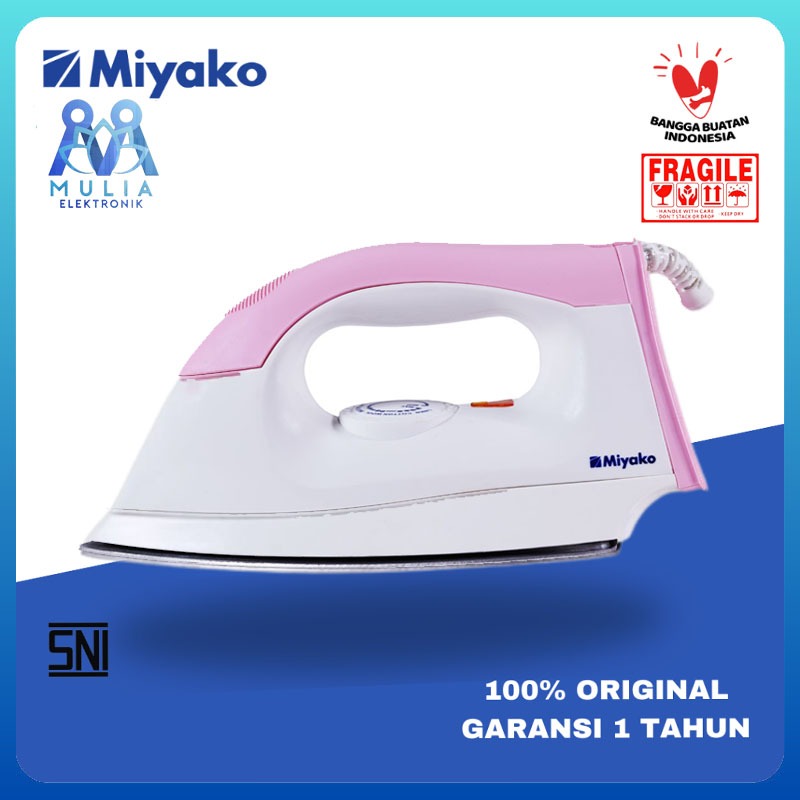 Miyako Setrika EI 1000 M / Setrika Murah Miyako EI-1000M / Setrika Miyako ORIGINAL EI1000M SNI