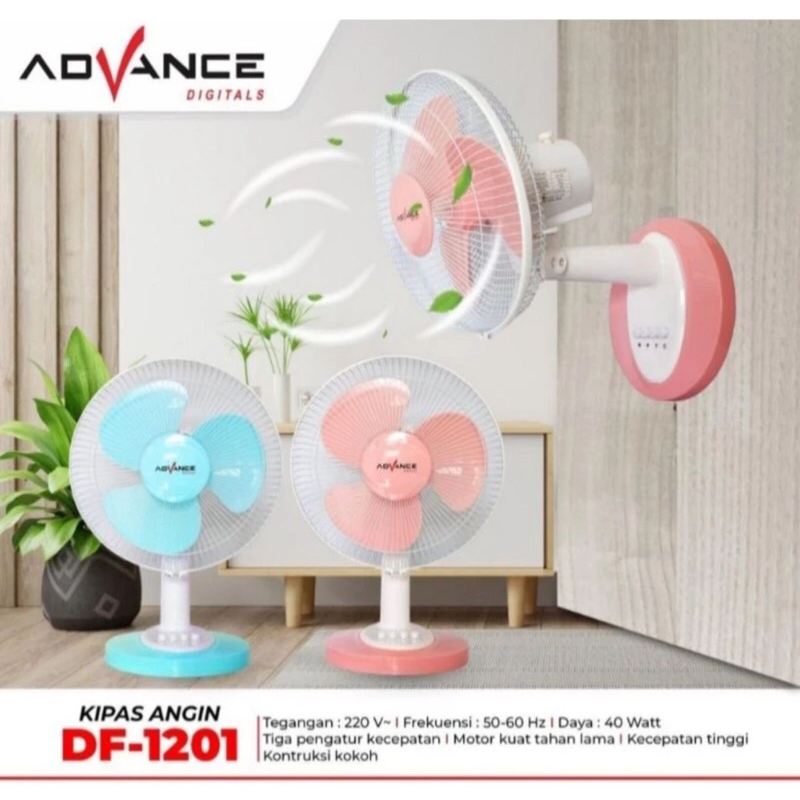 Kipas Angin Meja Advance 1201 (12inch)