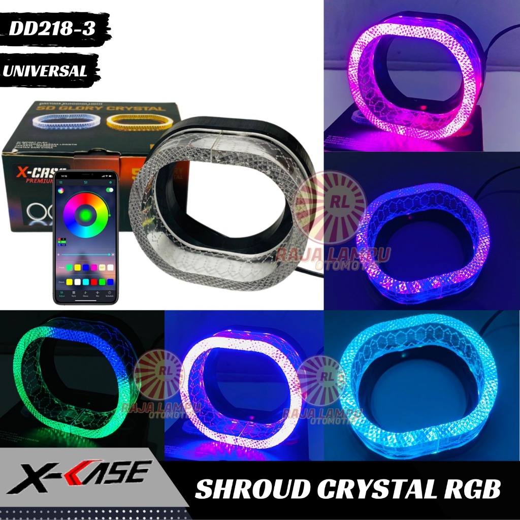 Shroud BMW 1,5 2,5 Inch Angel Aura Crystal Premium/Shroud RGB APP Biled Projector RGB Projie