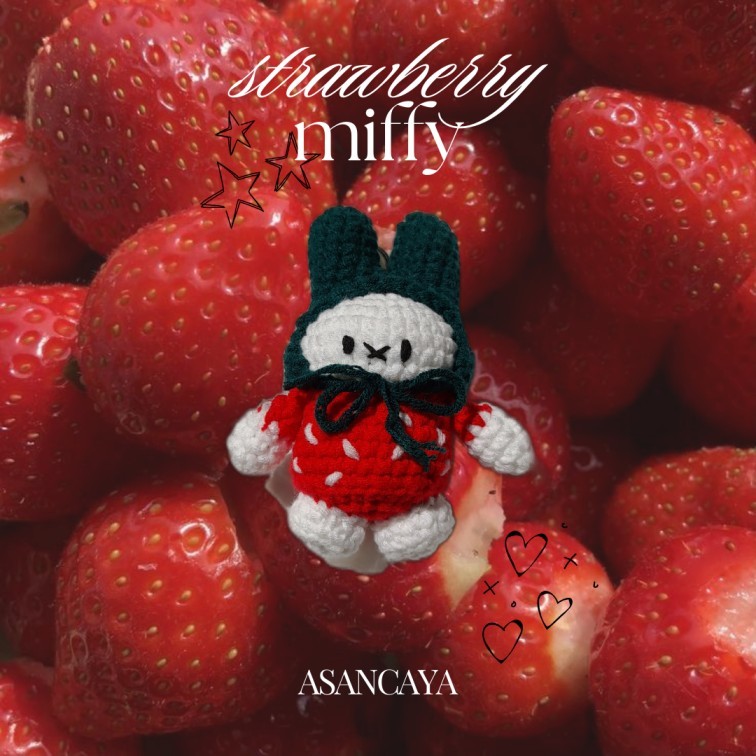 Miffy Bag Charm | Gantungan Kunci Miffy | Miffy Amigurumi