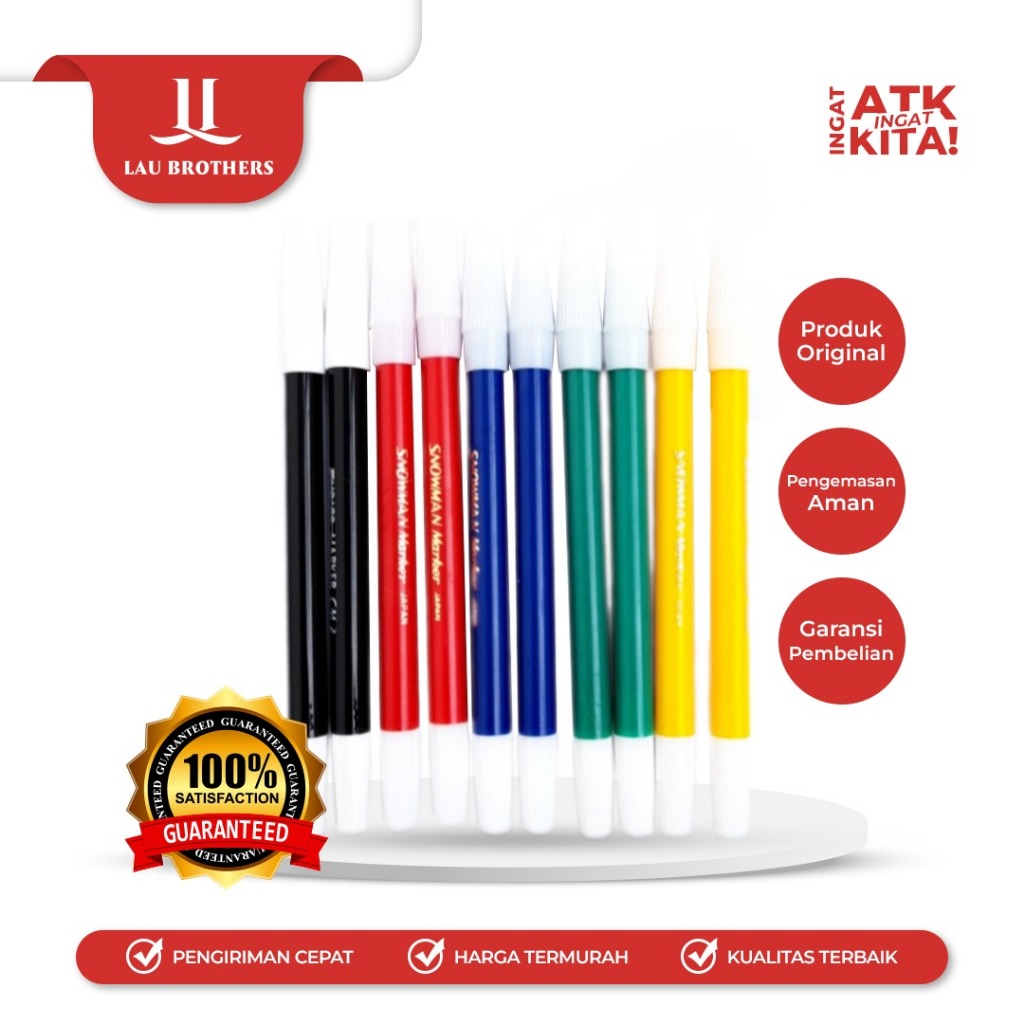 

SNOWMAN SPIDOL WARNA KECIL/ COLORING MARKERS PW-1A (1LSN/ 12PCS)