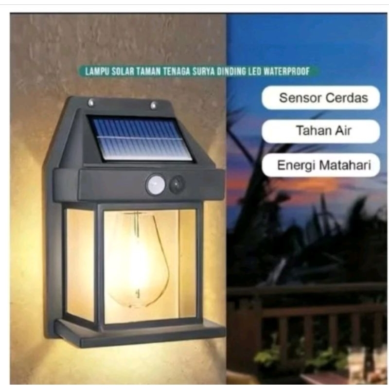 Lampu sensor gerak tenaga surya matahari