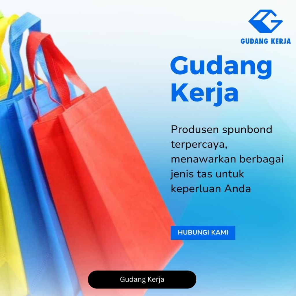 

Tas Spunbond HLS Polos 20 x 26 x 8 cm Tas Belanja Daur Ulang Sustainable Gudang Kerja