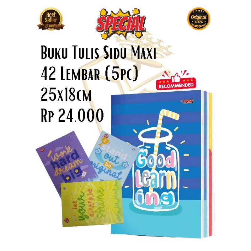 

BUKU TULIS SIDU MAXI TERMURAH