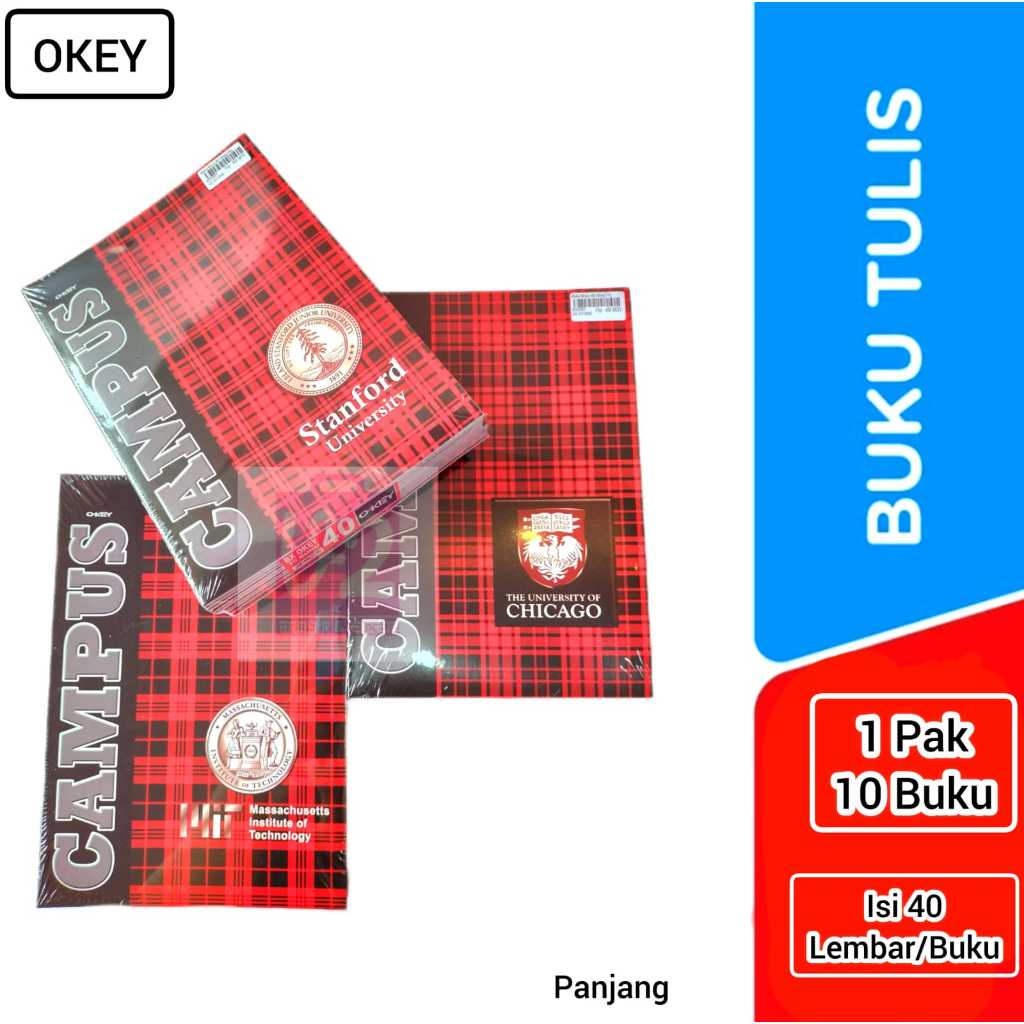 

V2_Buku Tulis Boxy Okey 40 lembar (10 BUKU )/Buku Tulis Murah