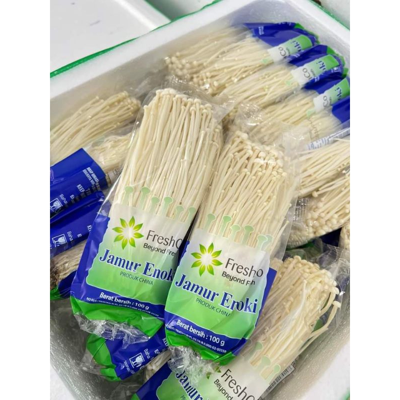 JAMUR ENOKI JIKA INGIN CEKOUT JGN DGABUNG MAKANAN BEKU