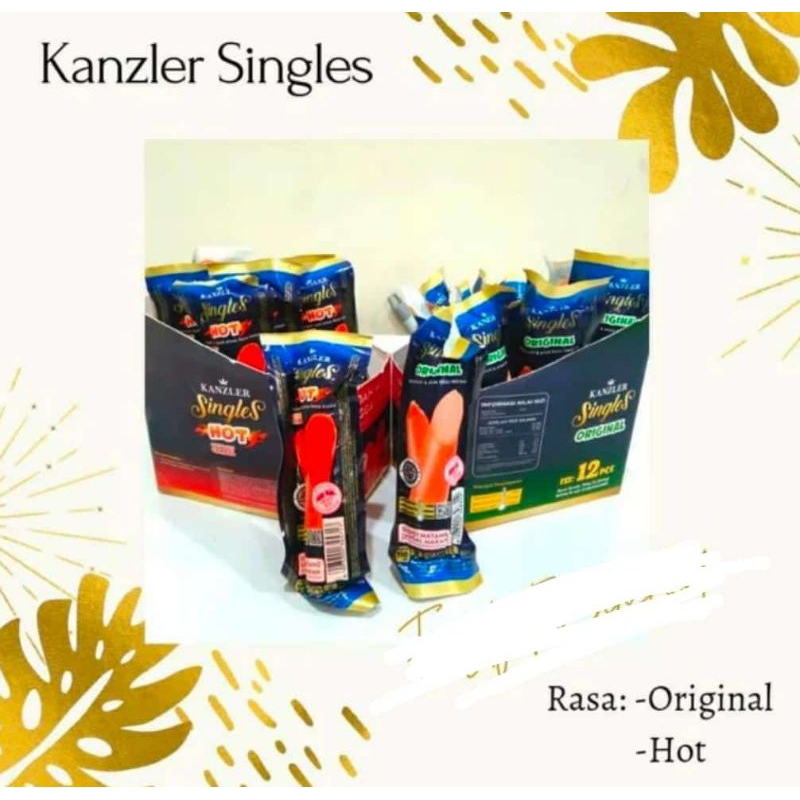 

SOSIS KANZLER SINGLES BOX ISI 12 PCS / SOSIS DAGING SIAP MAKAN