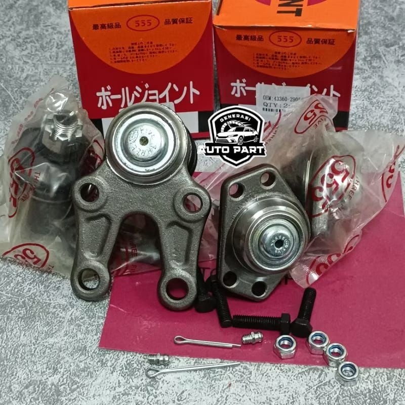 BALL JOINT BALLJOINT ATAS BAWAH KIJANG SUPER 5K KIJANG KAPSUL 7K 555 4PCS