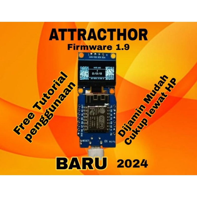 mini oled wifi atracthor siap pakai x X2P7