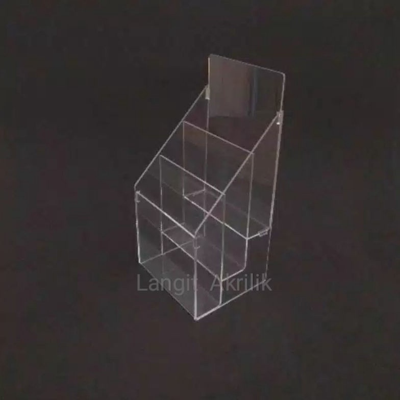 

KODE J7V Acrylic brosur susun A6