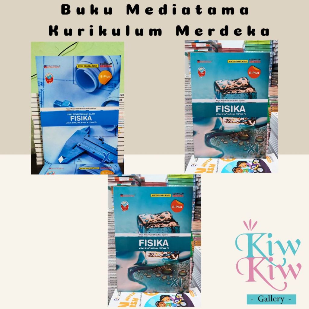 Buku E - PLUS Fisika Kelas 10, 11, 12 SMA/MA Kurikulum Merdeka - Mediatama
