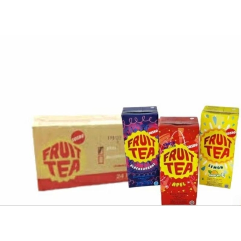 

Fruit Tea Sosro Kemasan Kotak 250ml, 1Dus 24pcs