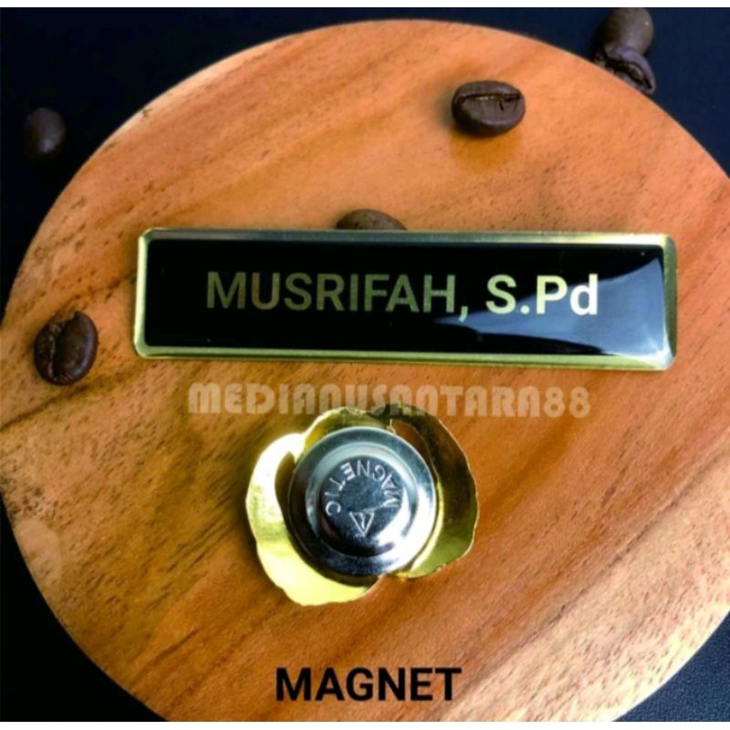 

Paket Lengkap ASN Name Tag Papan Nama Peniti/Magnet+Korpri Peniti/Magnet Premium