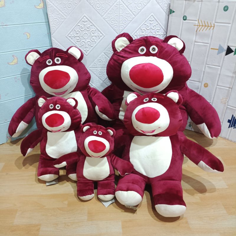 Bear Lotso jh XXL Jumbo/boneka lotso XXL/boneka lotso jumbo/boneka viral/Boneka lotso viral