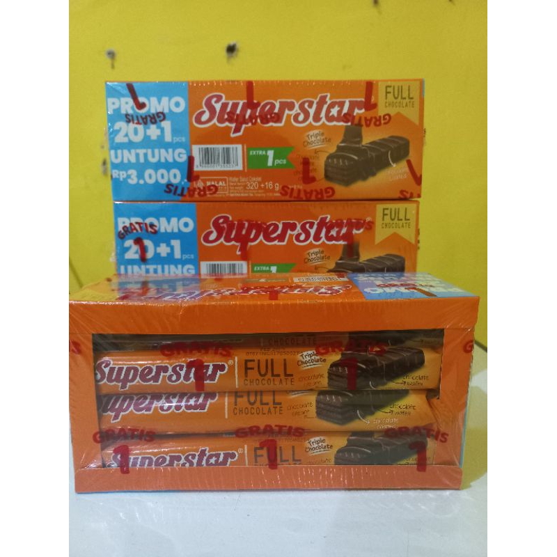 

Superstar Wafer 20+1 Pcs @16gram