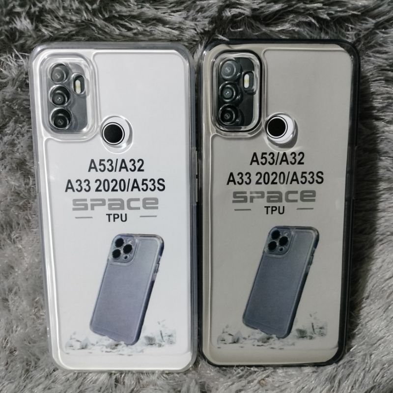 Softcase Casing OPPO A53/A33 2020/A53S BENING Trasparan Pelindung belakang HP+Camera