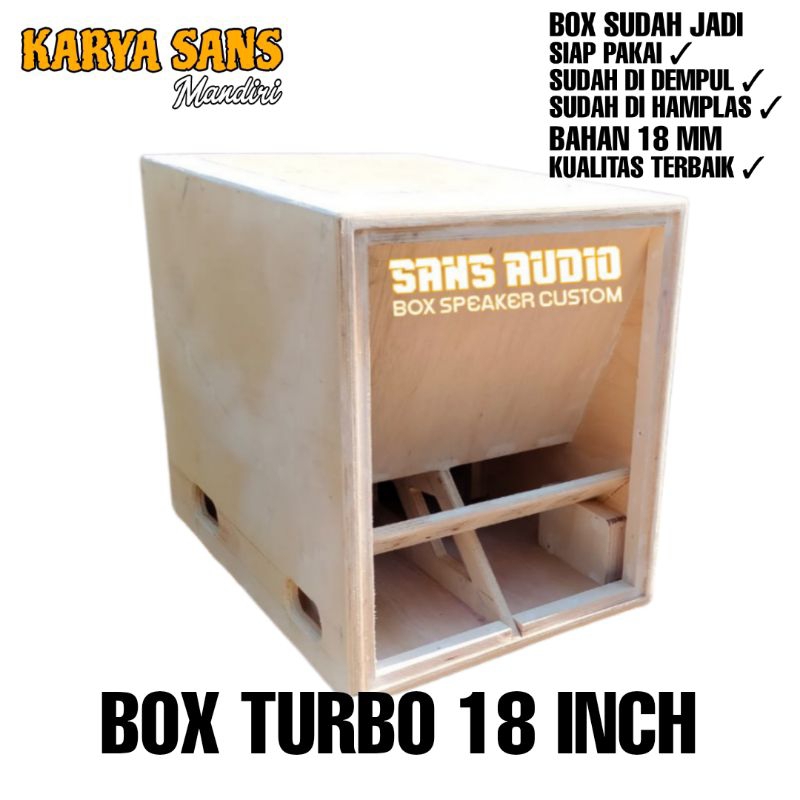 Box speaker turbo 18 inch mentahan