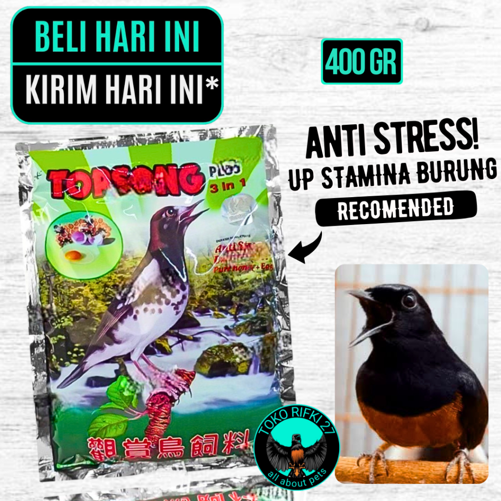 ￼TOPSONG VOER COKLAT TOP SONG KUNING PUR PAKAN MAKANAN BURUNG OCEHAN MURAI KACER POCI BEO HWAMEI TPS
