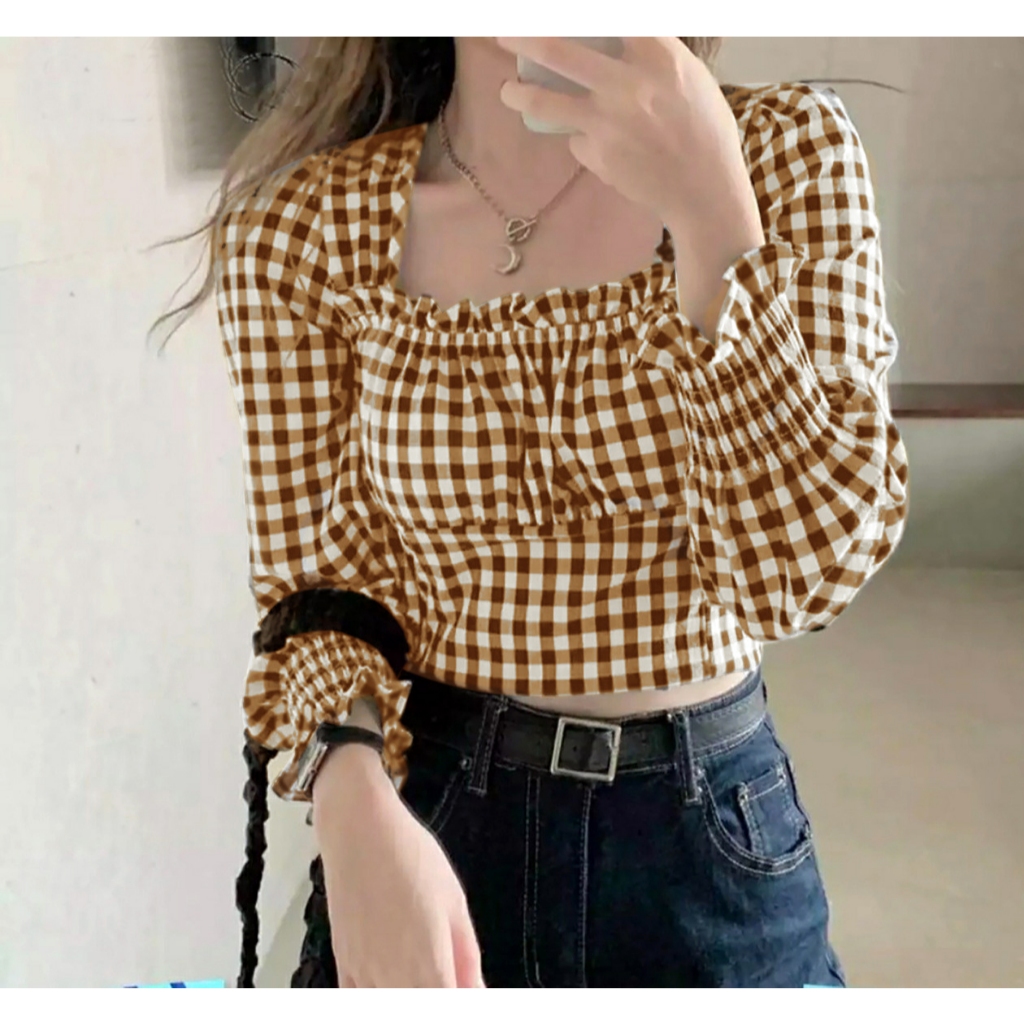 FM Blouse Alena Ld 90 cm P 50 cm B 102 gr Cotton Polyester #4103