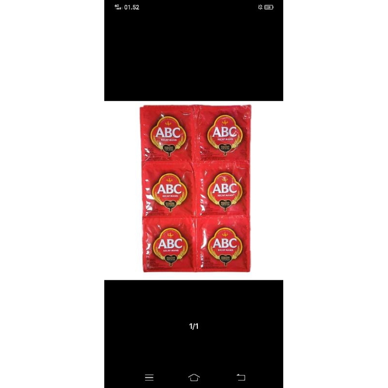

Kecap ABC renteng @15 gr isi 24 sachet